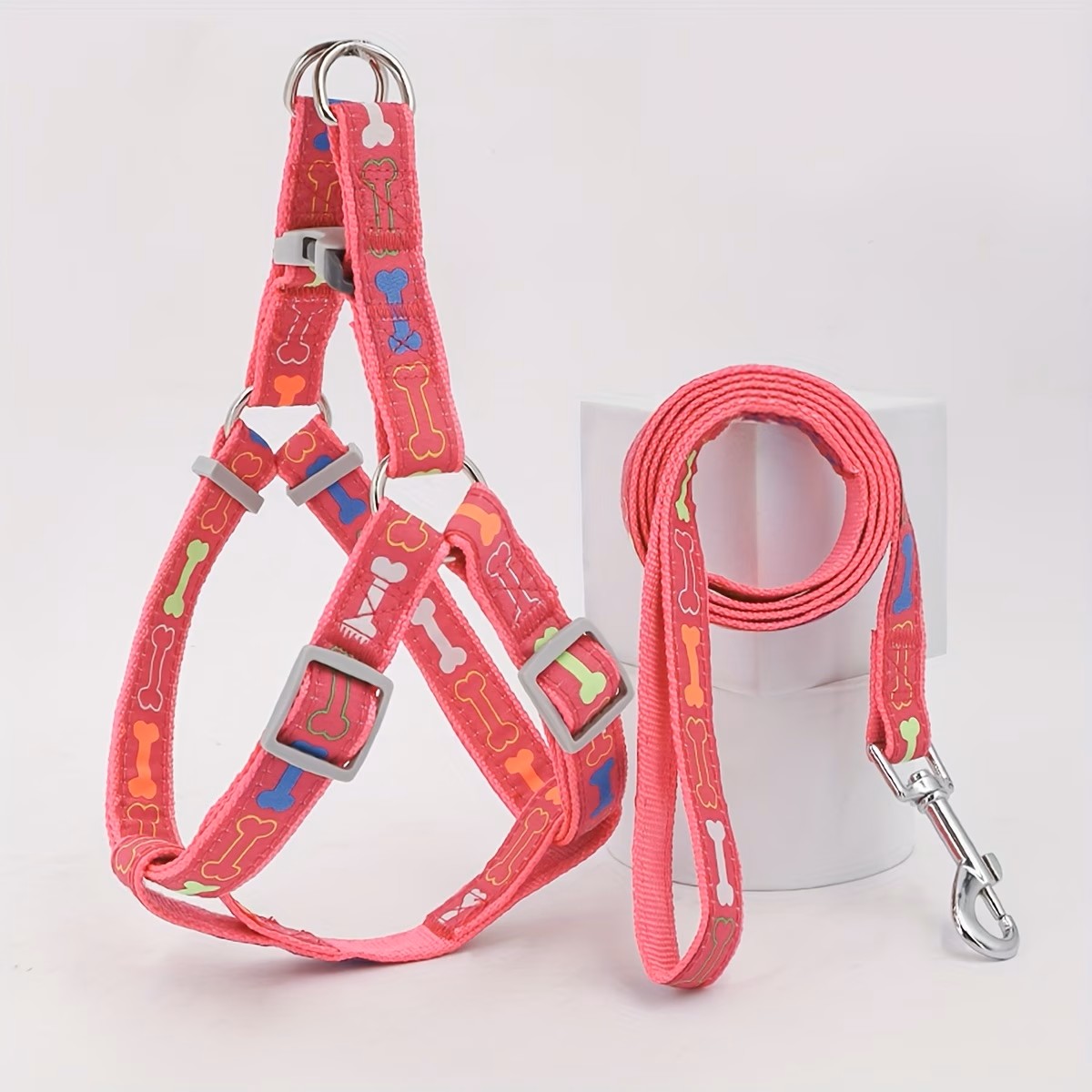 Adjustable Dog Harness with Qu - D Ring Strap reseña y precio