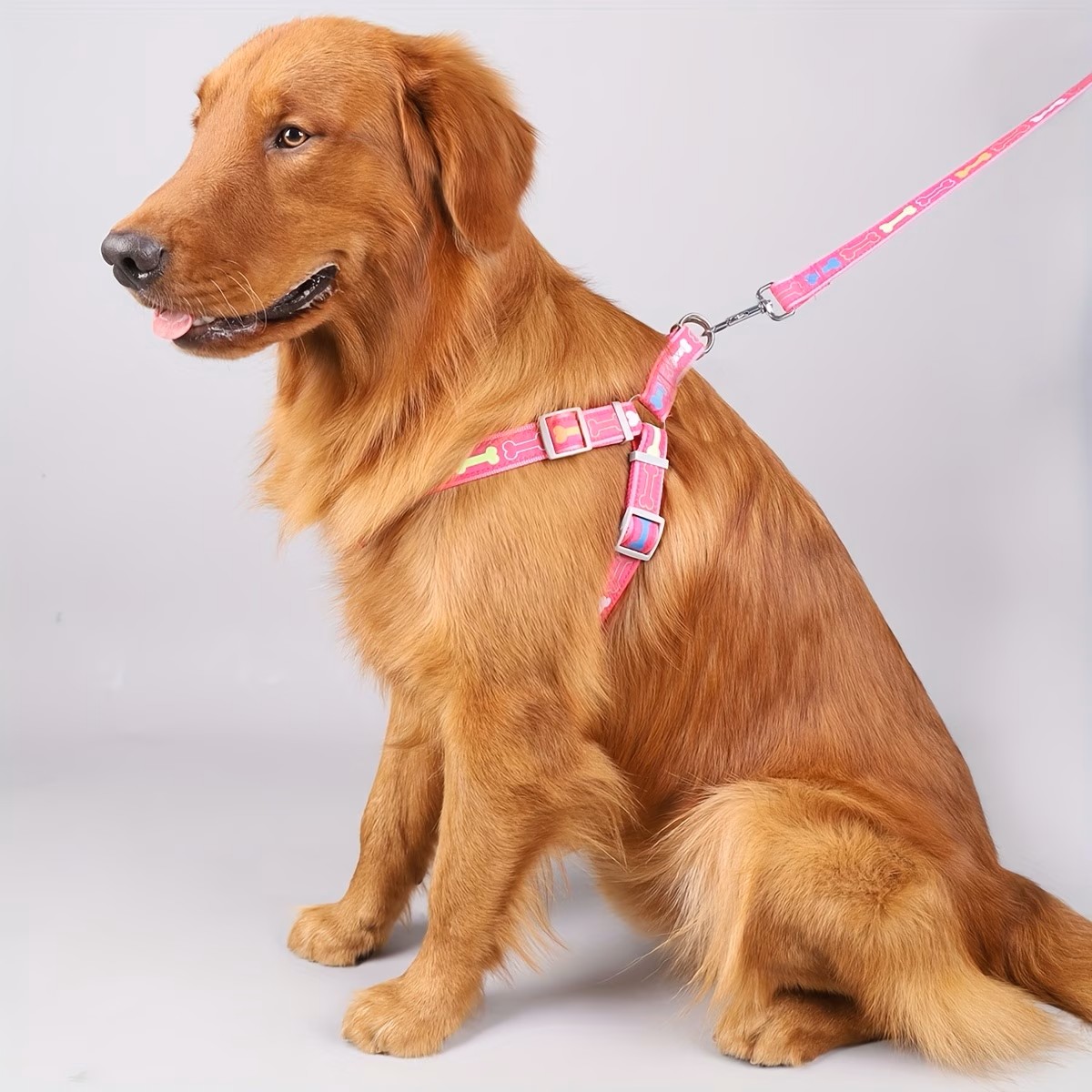 Adjustable Dog Harness with Qu - D Ring Strap reseña y precio