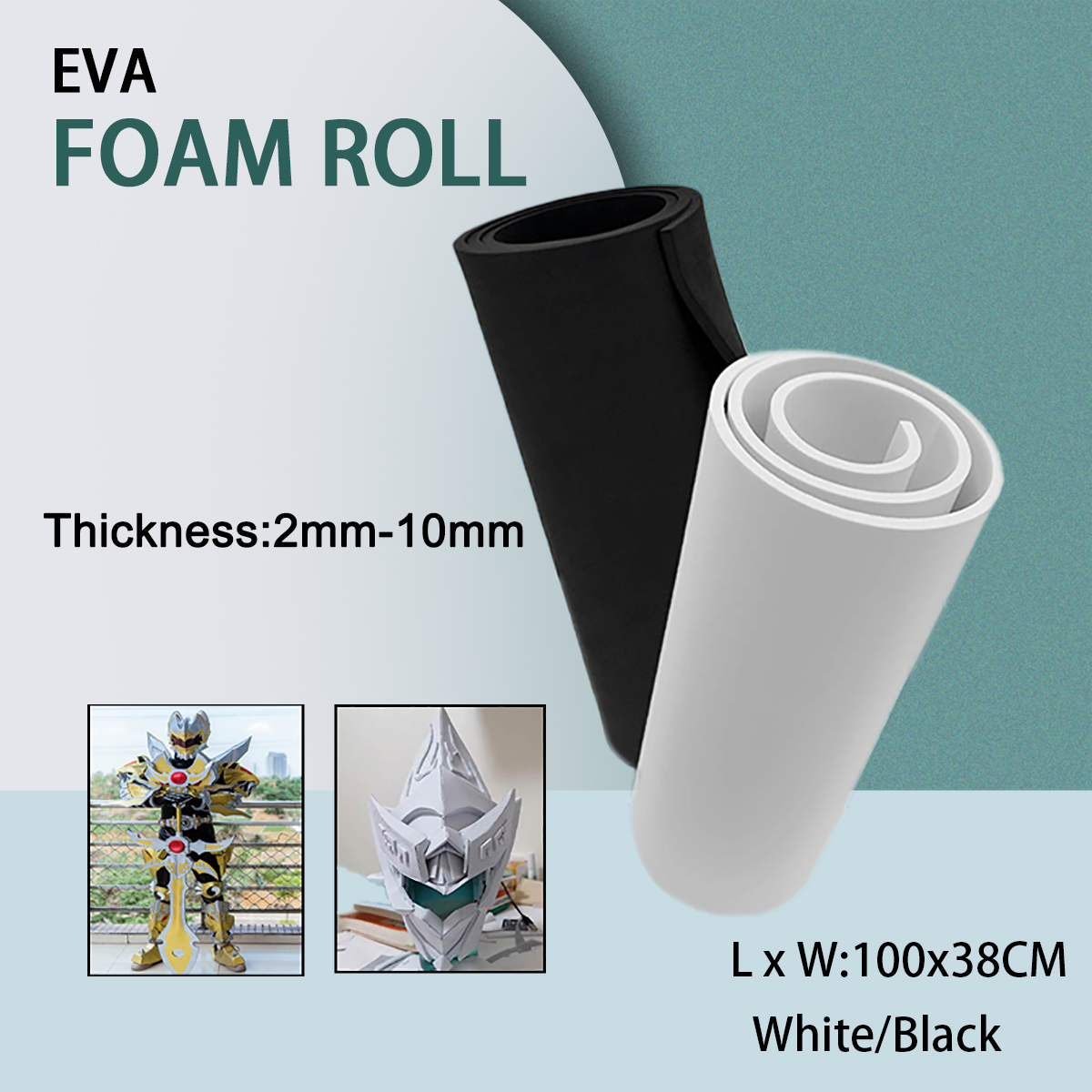 EVA Foam Roll Sponge Paper  2m - Craft Foam Roll reseña y precio