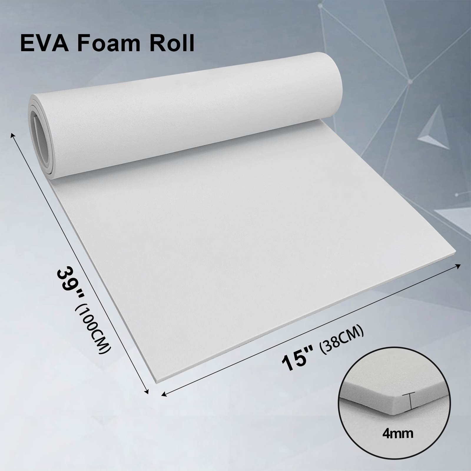 EVA Foam Roll Sponge Paper  2m - Craft Foam Roll reseña y precio