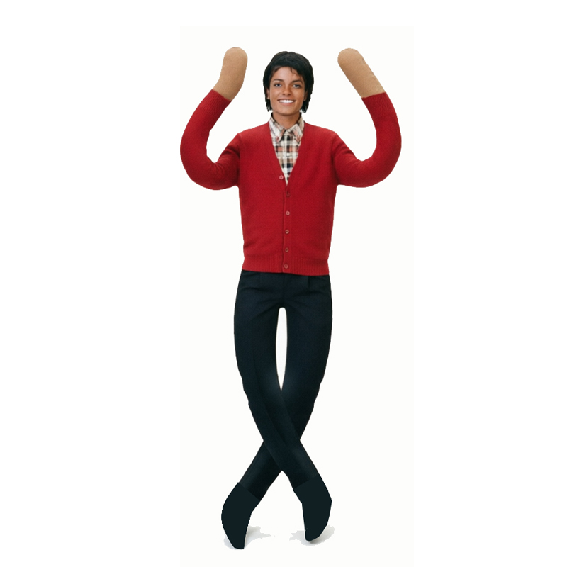 26CM Anime Michael Jackson Cos - Evoker Cosplay Prop reseña y precio