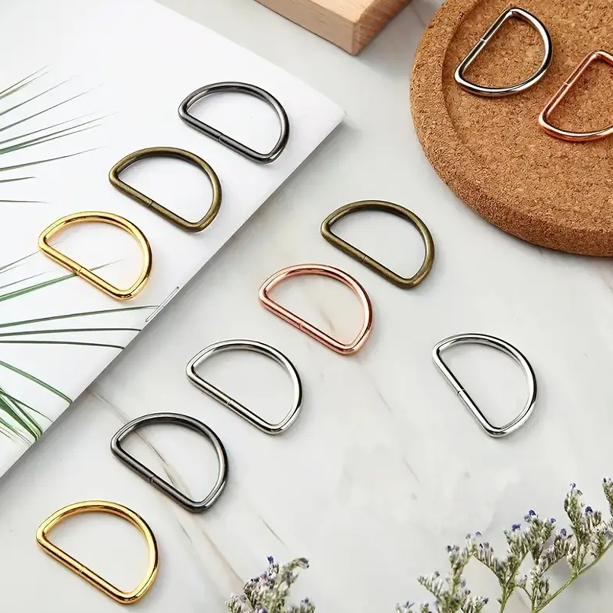 30/60/100Pcs D-ring buckle sta - D Ring Strap reseña y precio