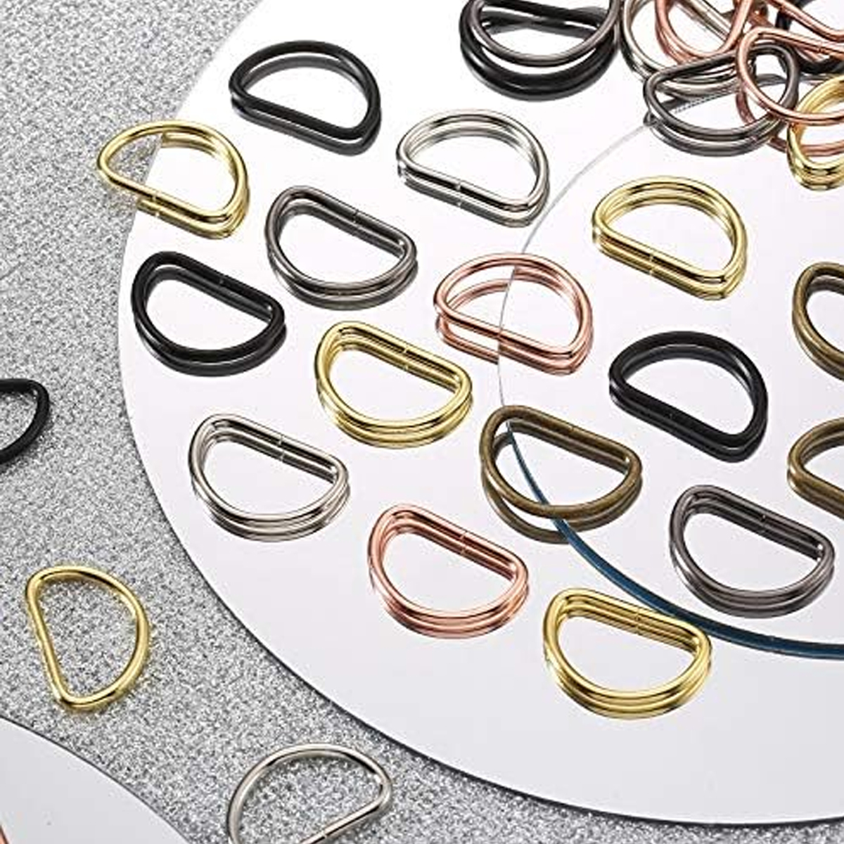 30/60/100Pcs D-ring buckle sta - D Ring Strap reseña y precio