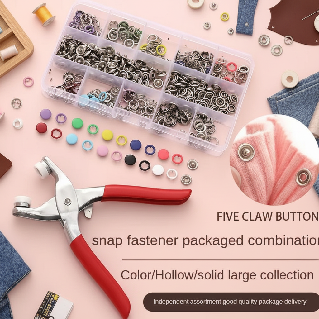 Hot 100pcs Metal Prong Snap Bu - Snap Fastener Set reseña y precio