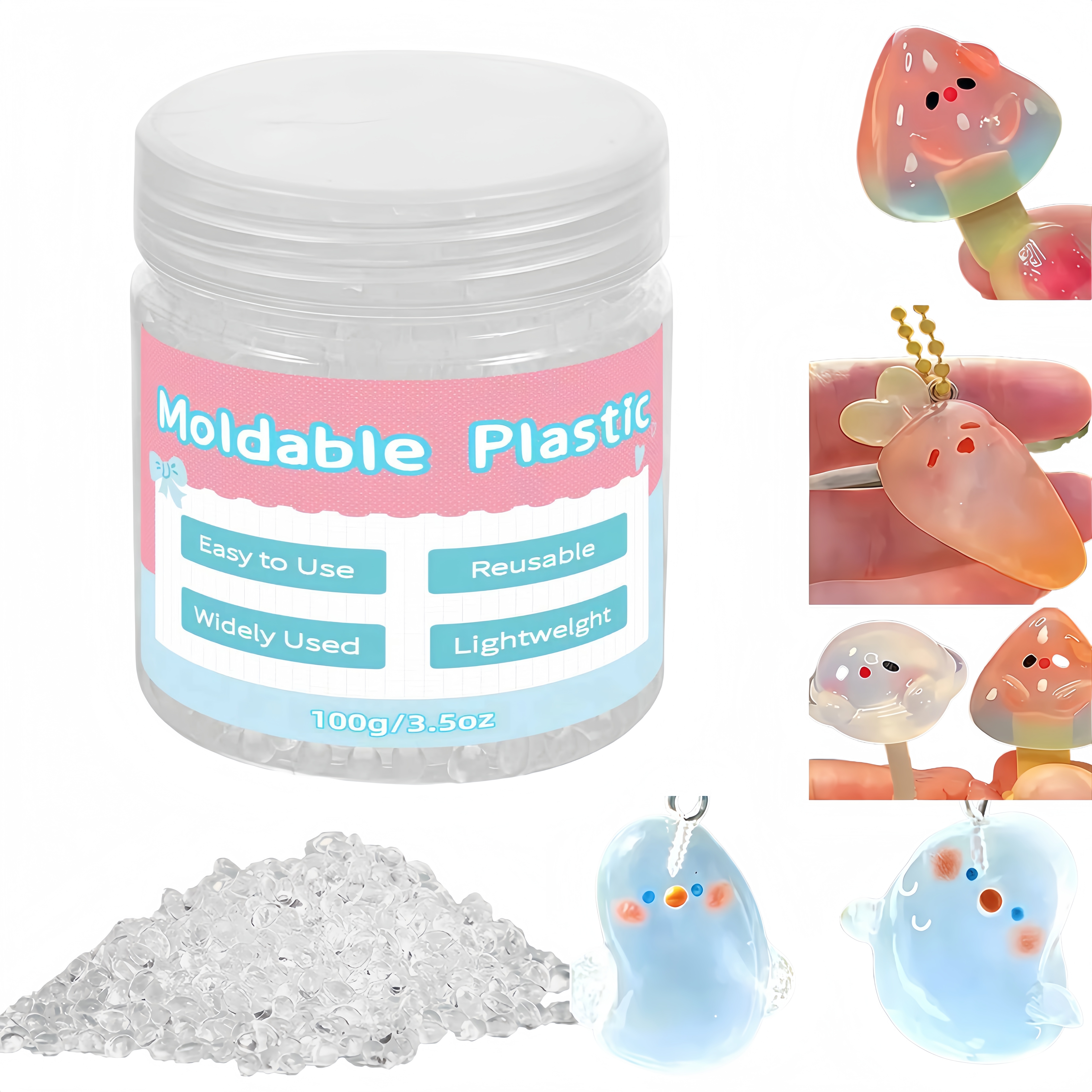 Transparent Thermoplastic Gran - Thermoplastic Pellet reseña y precio