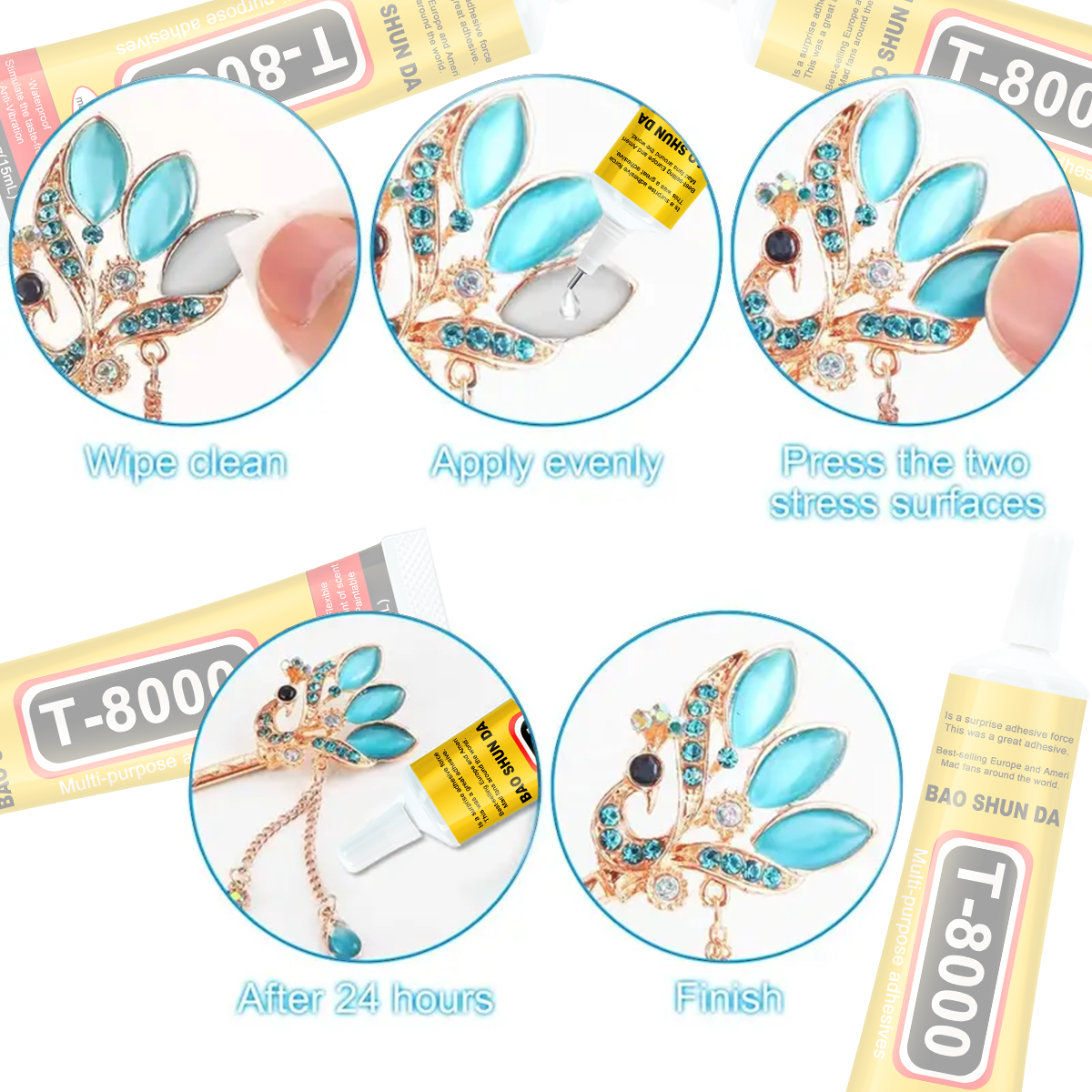 T8000 Transparent Glue Phone R - Contact Cement Glue reseña y precio