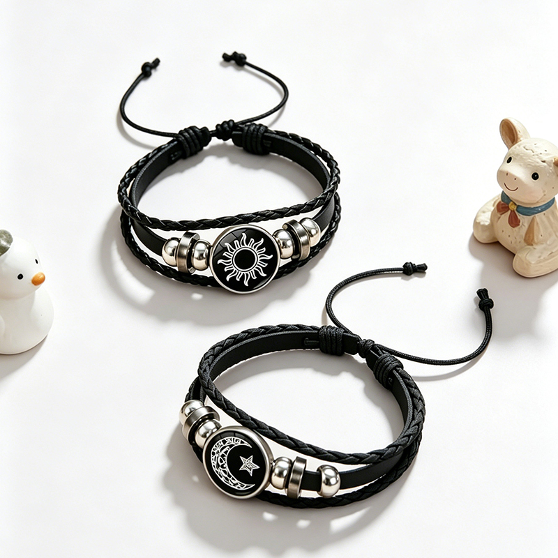 2Pcs Glow in the Dark Sun Moon - Snap Fastener Set reseña y precio
