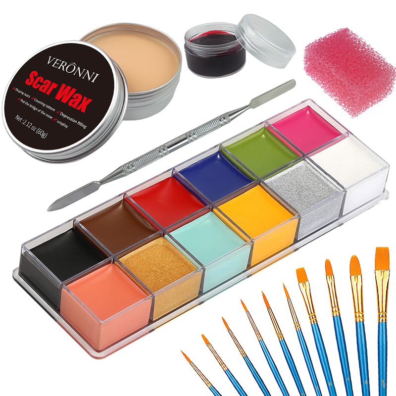 SFX Makeup Kit 12 Color Face B - Body Paint Sfx reseña y precio