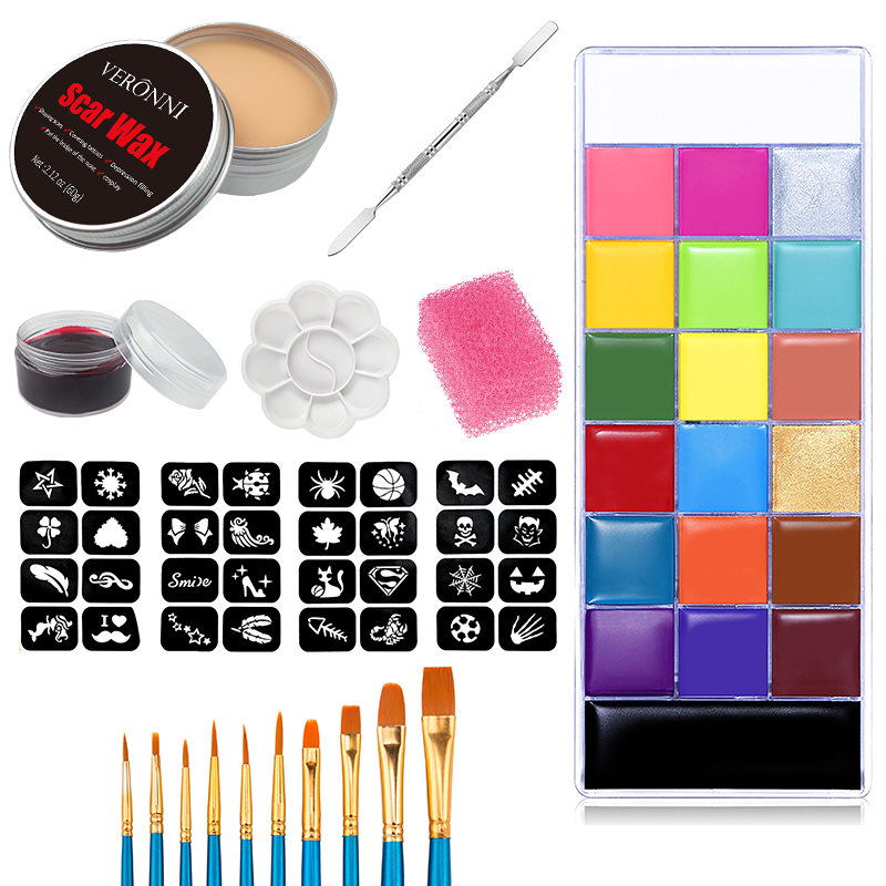 SFX Makeup Kit 20 Colors Face  - Body Paint Sfx reseña y precio