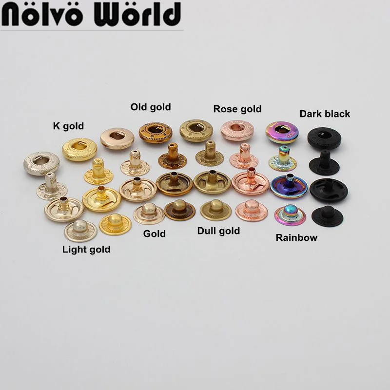 20-100 Sets Rainbow 12mm 10 Co - Snap Fastener Set reseña y precio