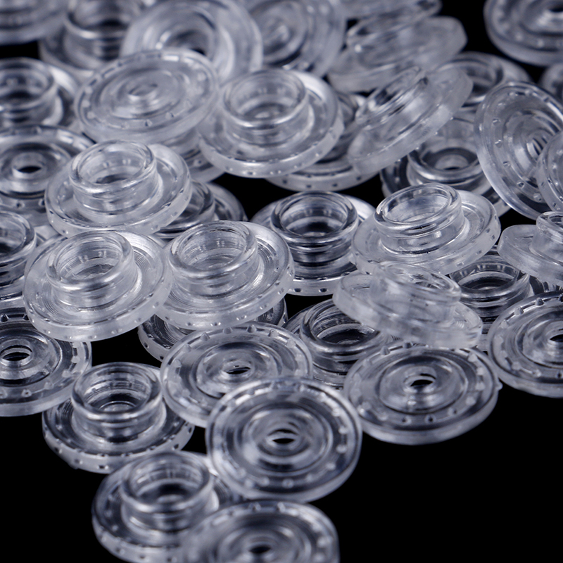50 Set Clear KAM Resin Snap Bu - Snap Fastener Set reseña y precio