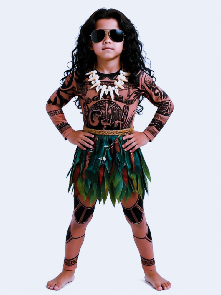 Summer Moana Maui Kids Boys Co - Cosplay Prop Pattern reseña y precio