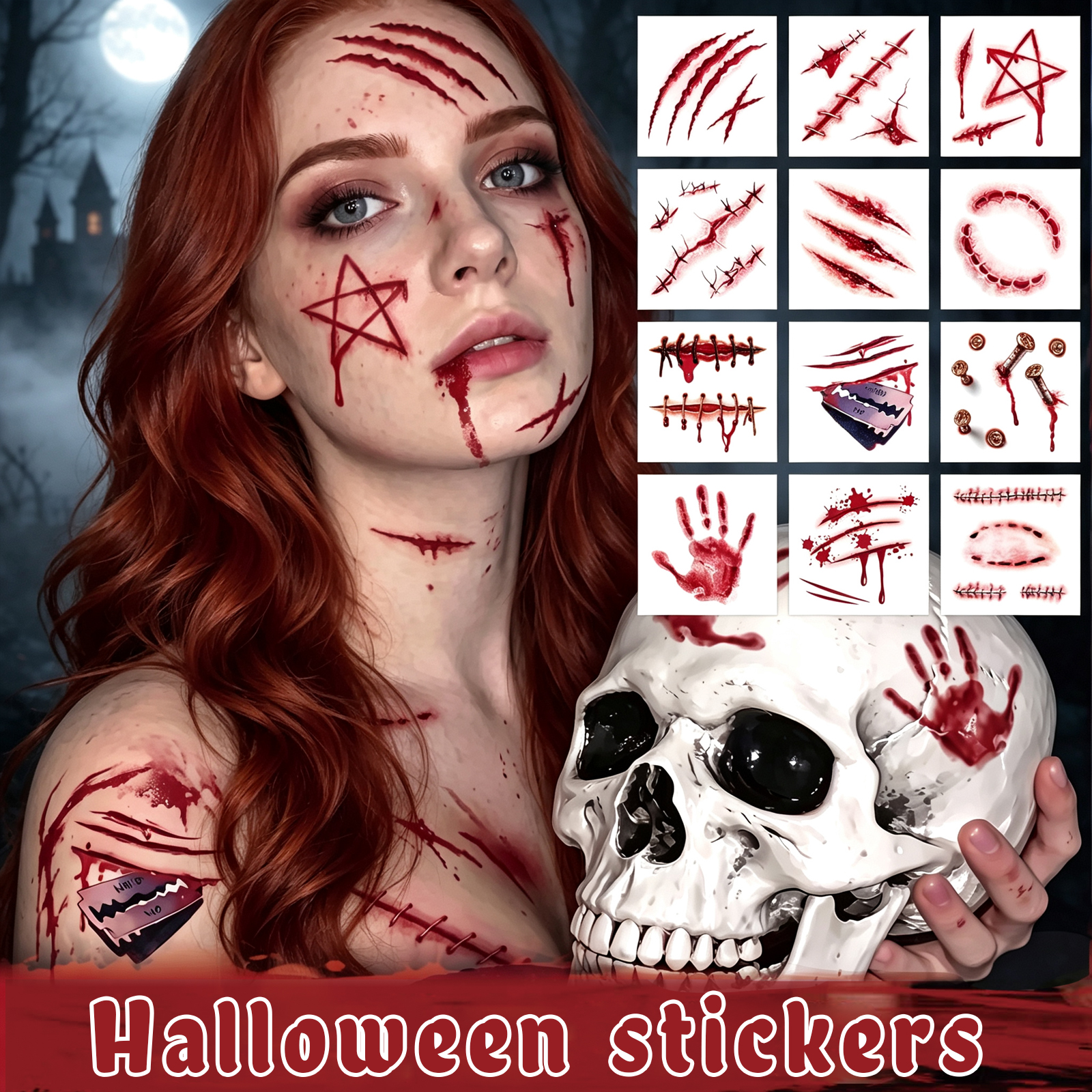 2PCS Halloween Fake Blood Gel, - Body Paint Sfx reseña y precio