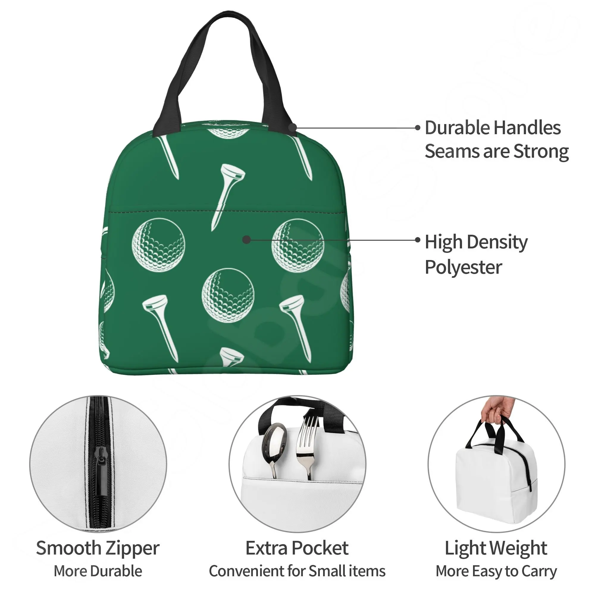 Ball Golf Insulated Lunch Bags - Thermoplastic Pellet reseña y precio