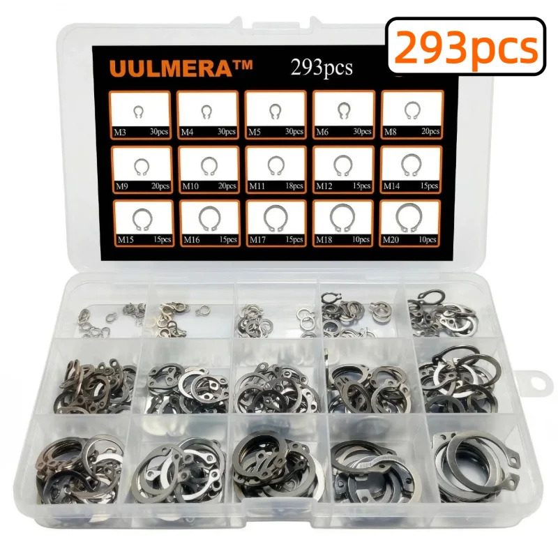 293Pcs M3-M20 304 Stainless St - Snap Fastener Set reseña y precio
