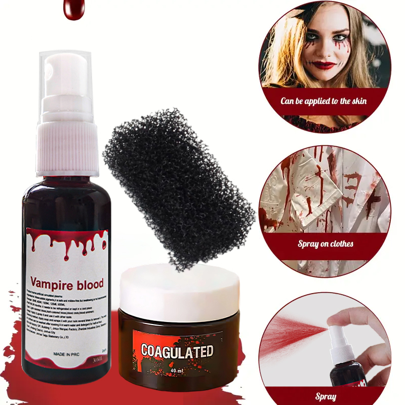 Halloween Fake Blood Makeup Ki - Body Paint Sfx reseña y precio