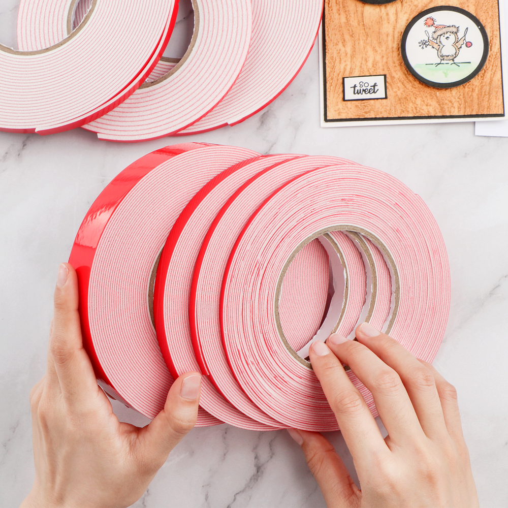 Double Sided Adhesive Foam Rol - Craft Foam Roll reseña y precio