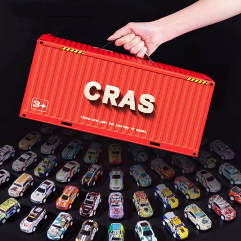 48pcs toy car model power pull - Cosplay Prop Filler reseña y precio