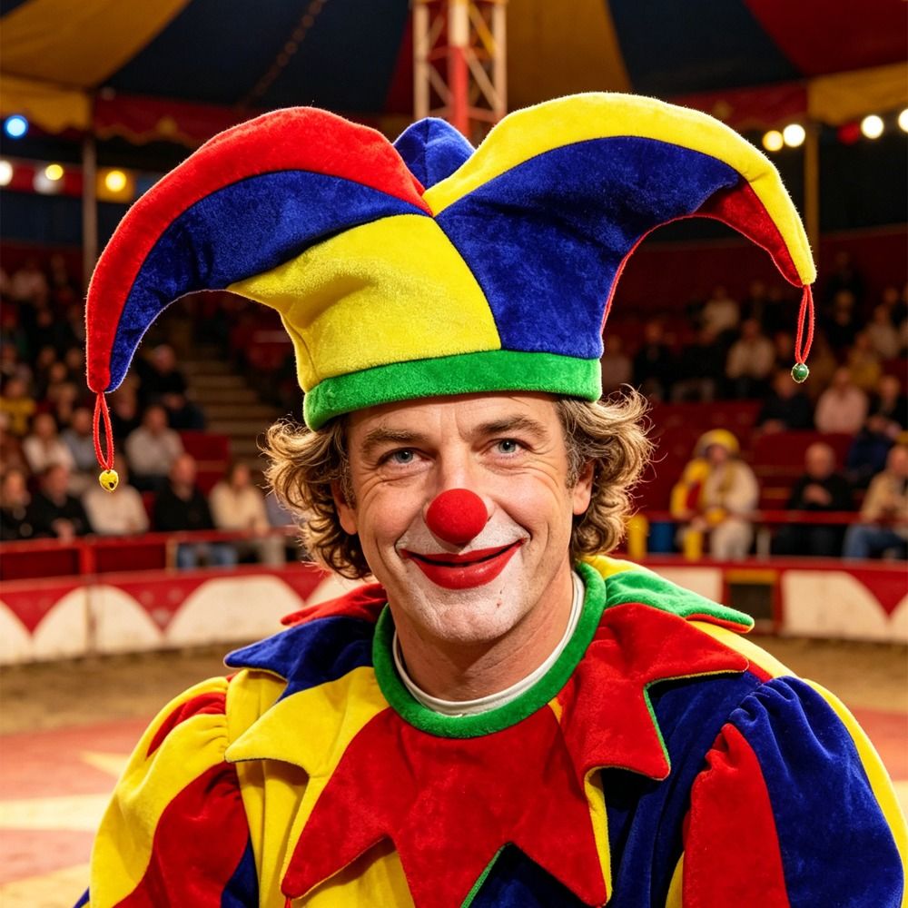 Cap Prop Multicolor Clown Hat  - Cosplay Prop Pattern reseña y precio