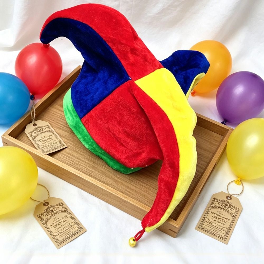 Cap Prop Multicolor Clown Hat  - Cosplay Prop Pattern reseña y precio
