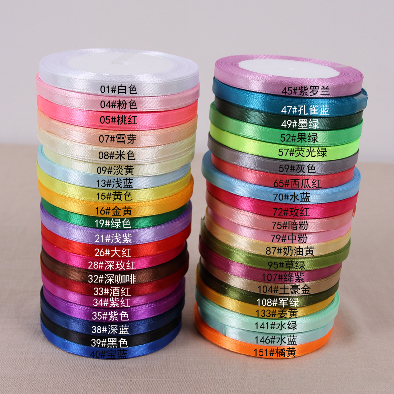 25yards/roll 6mm Satin Ribbon  - Craft Foam Roll reseña y precio