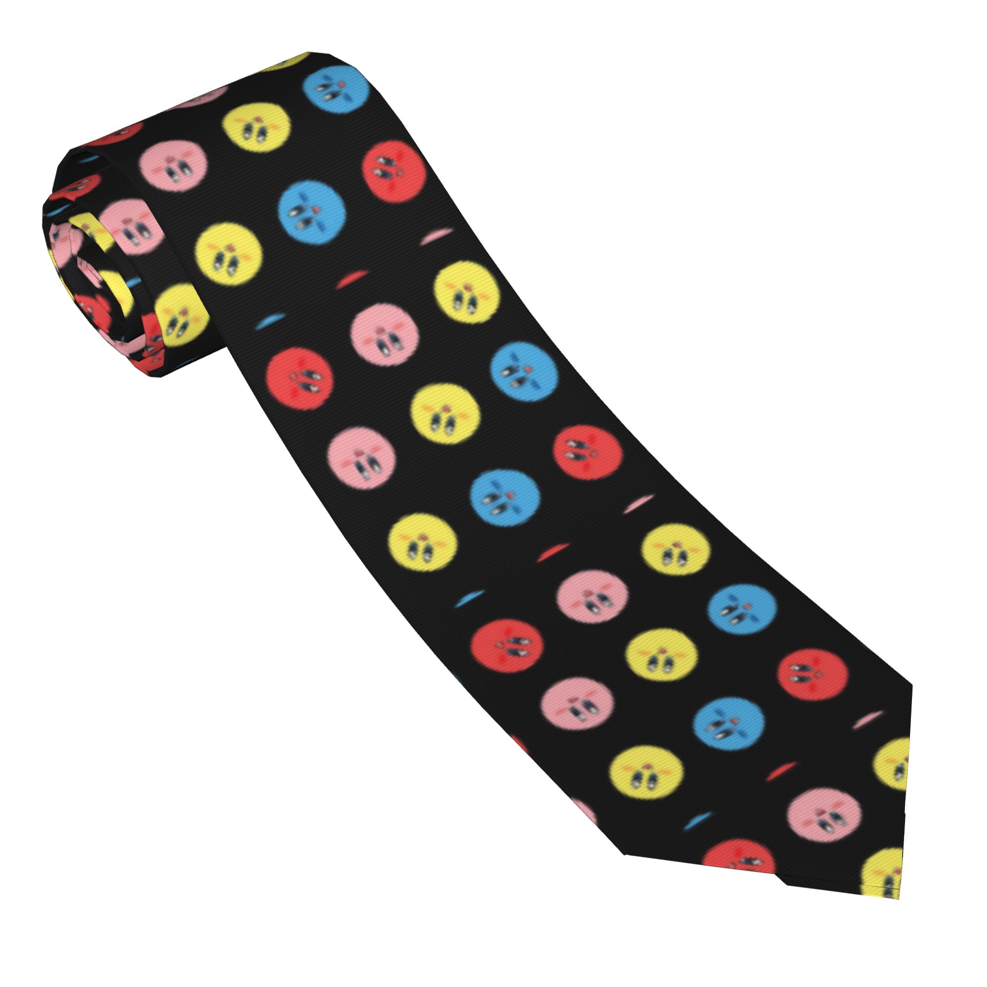 Rolling Kirby Pattern Neckties - Cosplay Prop Pattern reseña y precio