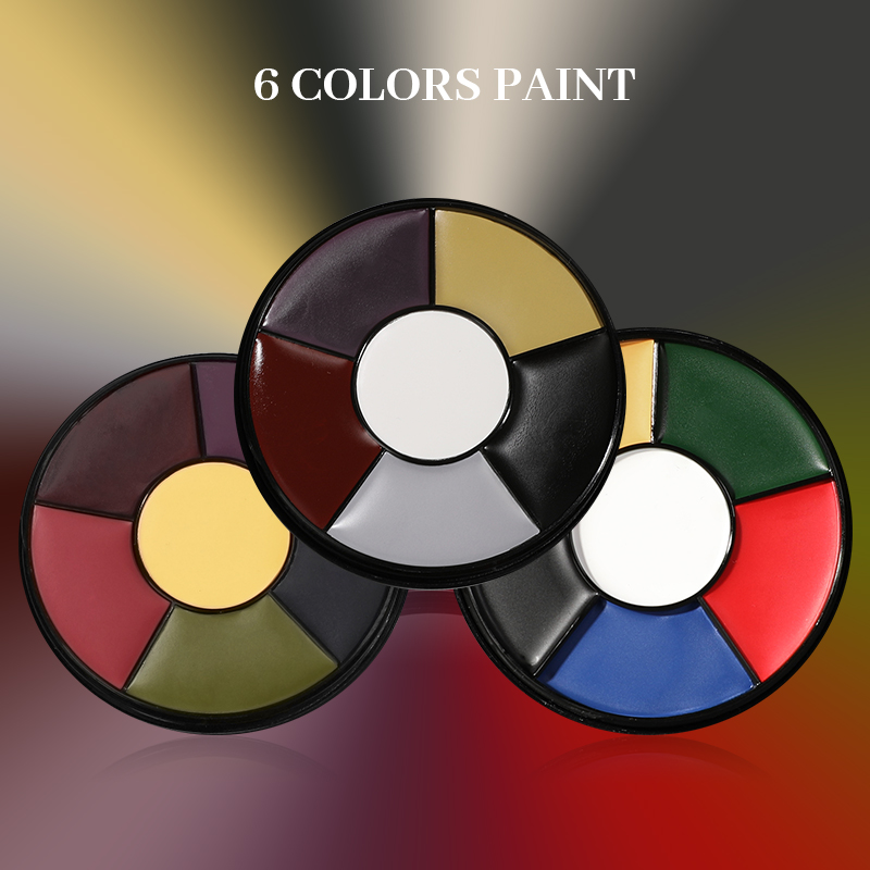 6 Color Oil Face Paint palette - Body Paint Sfx reseña y precio
