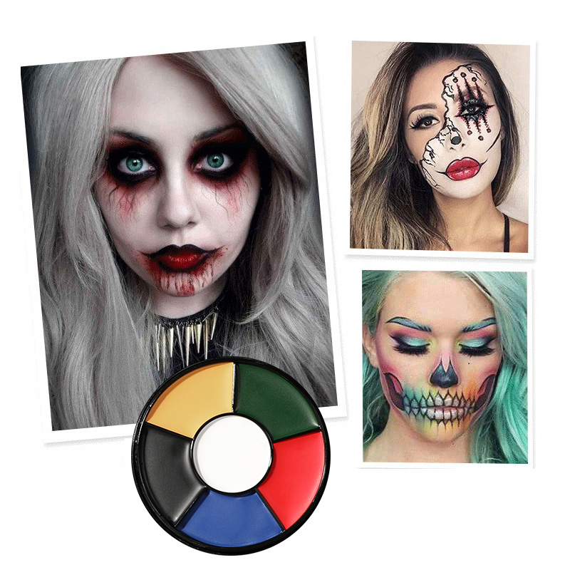 6 Color Oil Face Paint palette - Body Paint Sfx reseña y precio