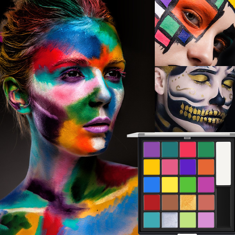 22-Color Face Body Paint Set O - Body Paint Sfx reseña y precio