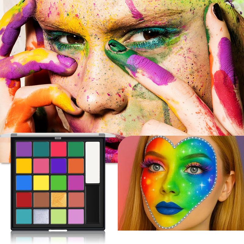 22-Color Face Body Paint Set O - Body Paint Sfx reseña y precio