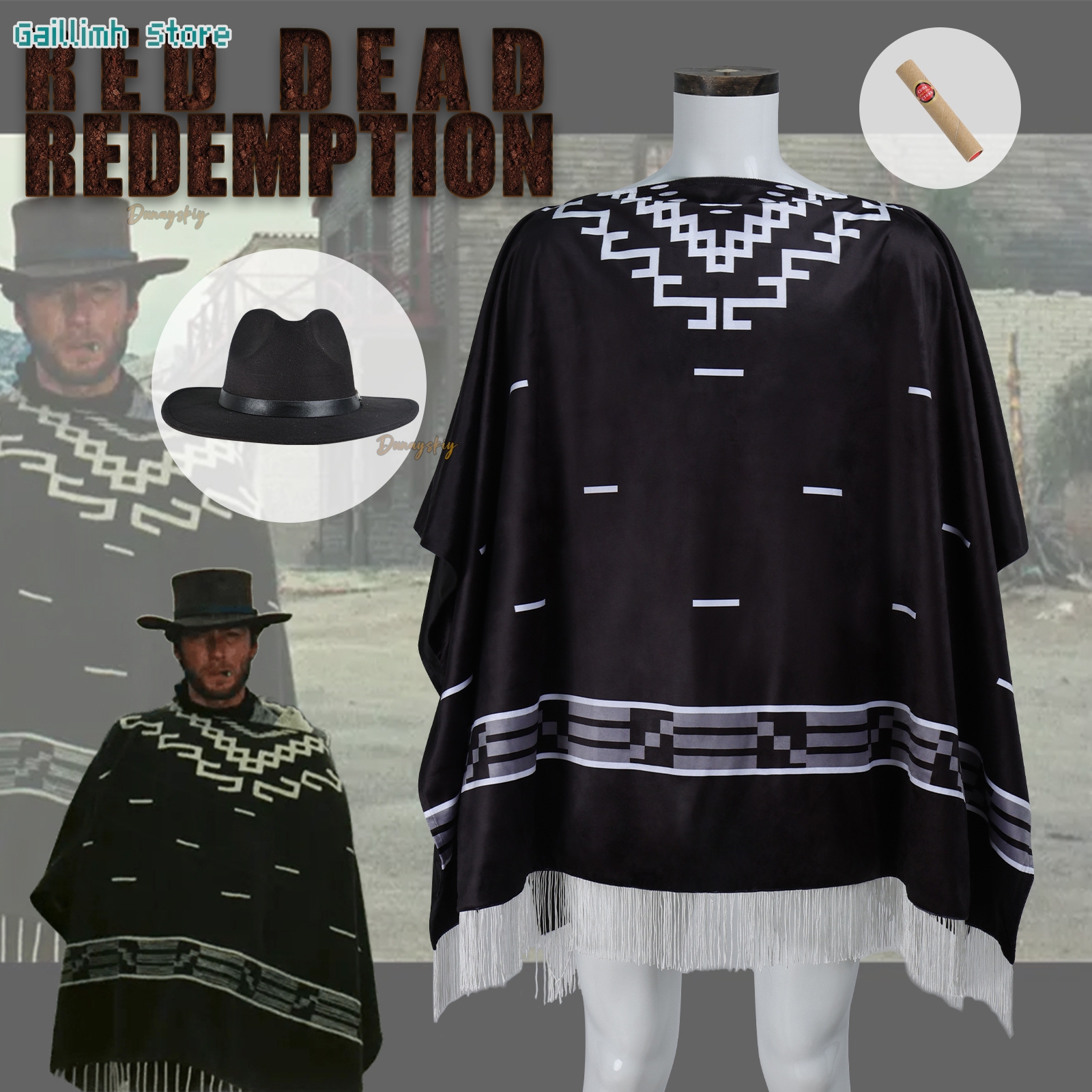 Movie Cosplay Clint Eastwood P - Cosplay Prop Pattern reseña y precio