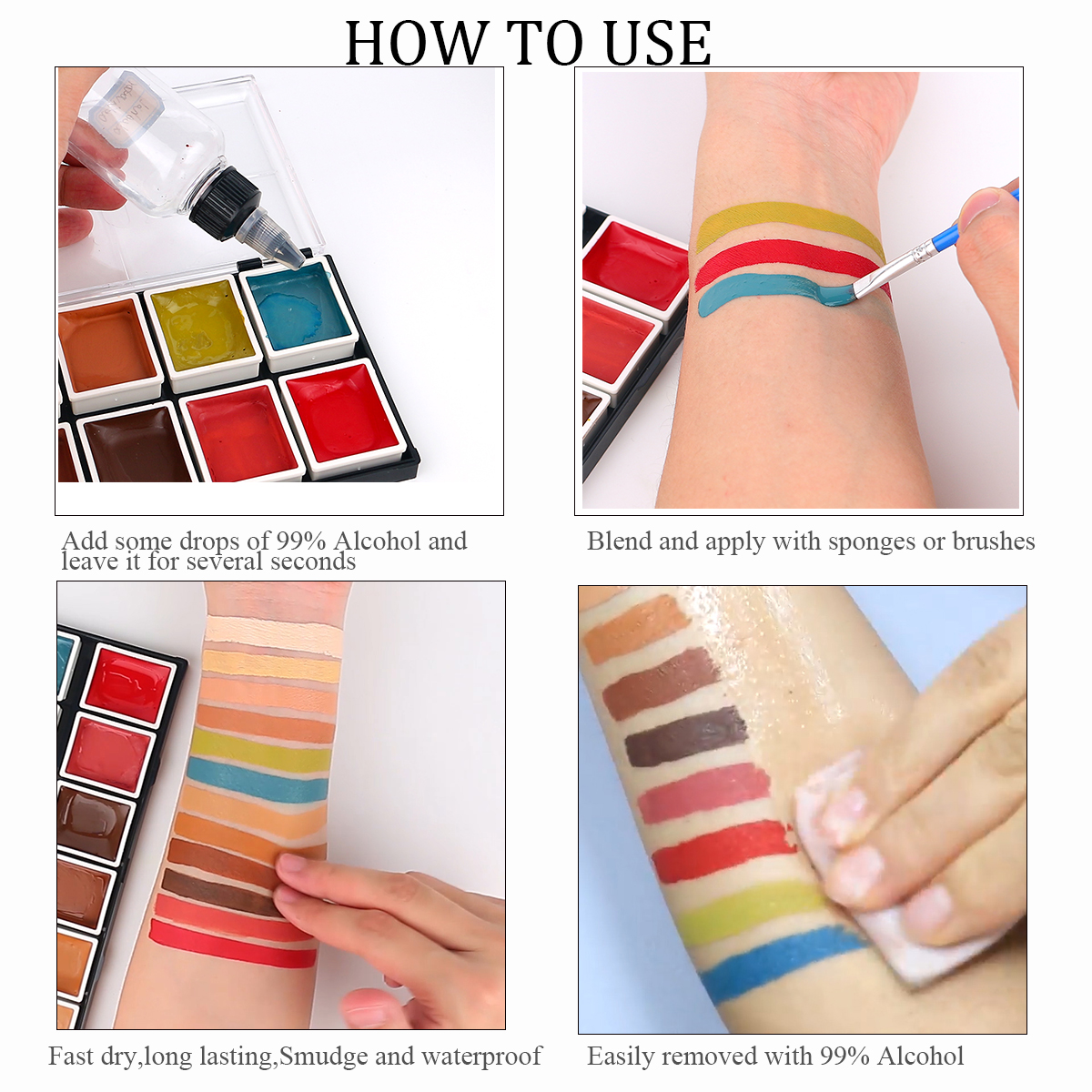 Depvision Alcohol Activated Fa - Body Paint Sfx reseña y precio