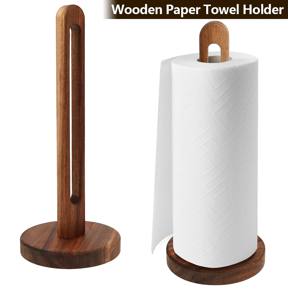 Wooden Paper Towel Holder Stan - Craft Foam Roll reseña y precio