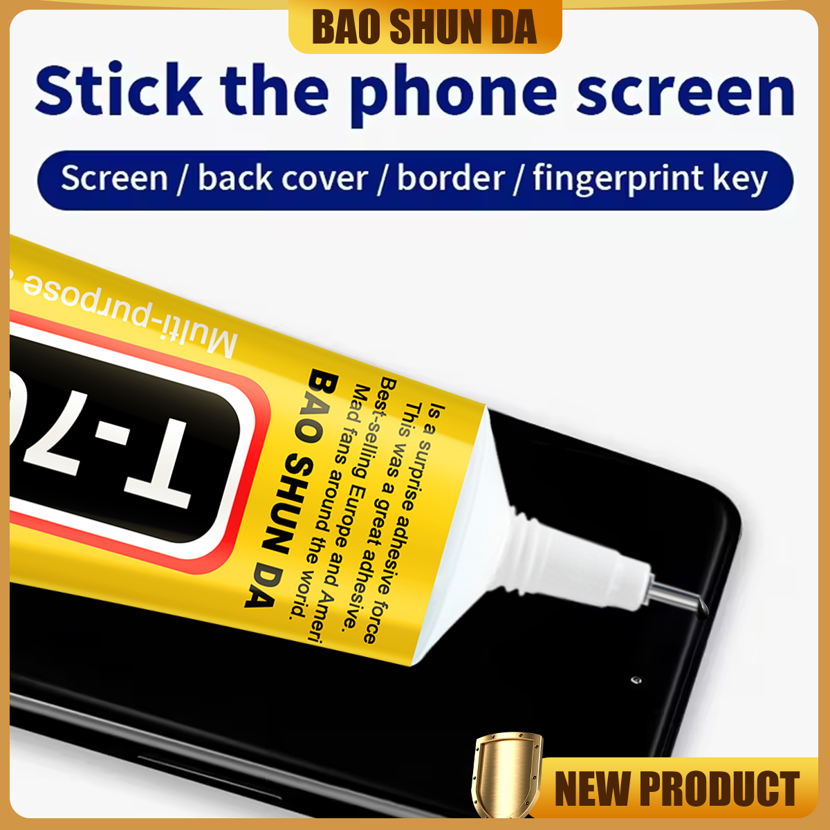 T7000 Black Contact Mobile Scr - Contact Cement Glue reseña y precio