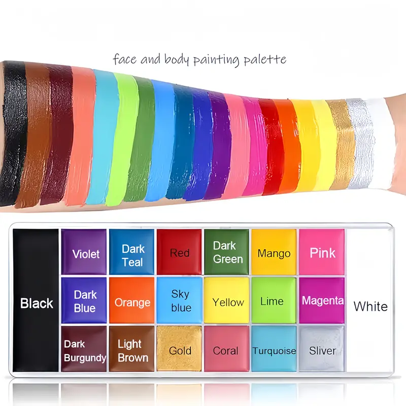 20 Color Face & Body Paint Pal - Body Paint Sfx reseña y precio