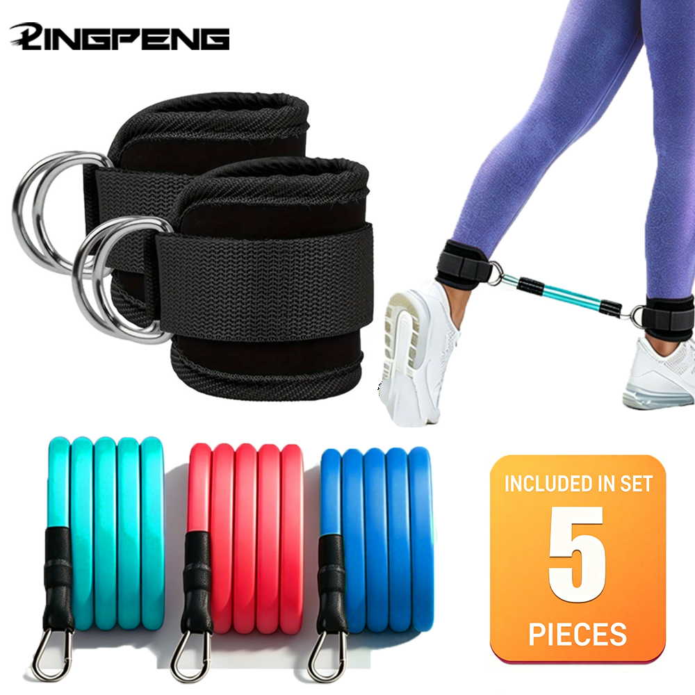 5Pcs Fitness Ankle Straps Set, - D Ring Strap reseña y precio