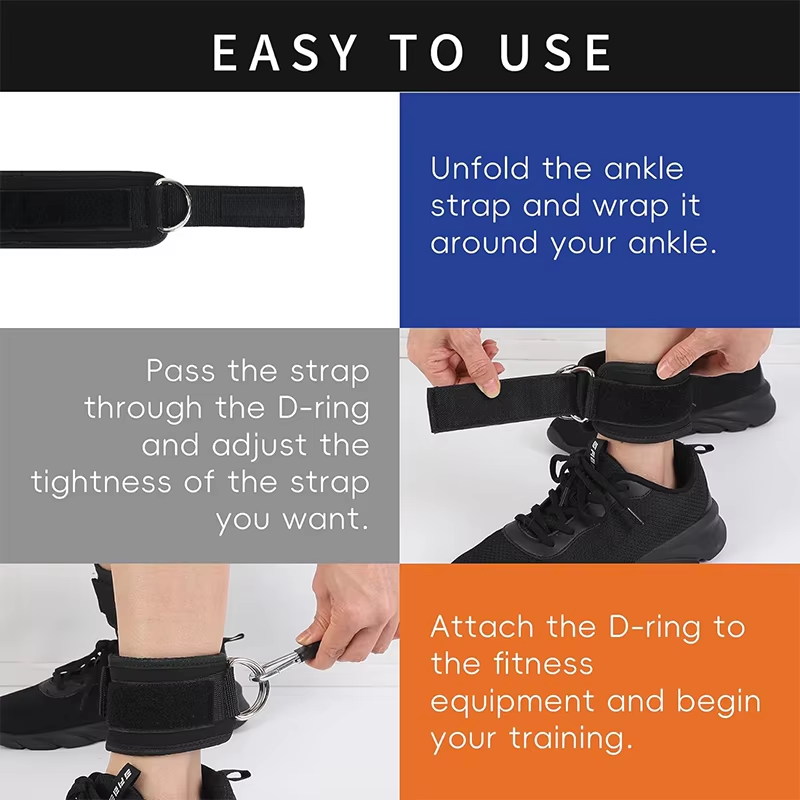 5Pcs Fitness Ankle Straps Set, - D Ring Strap reseña y precio
