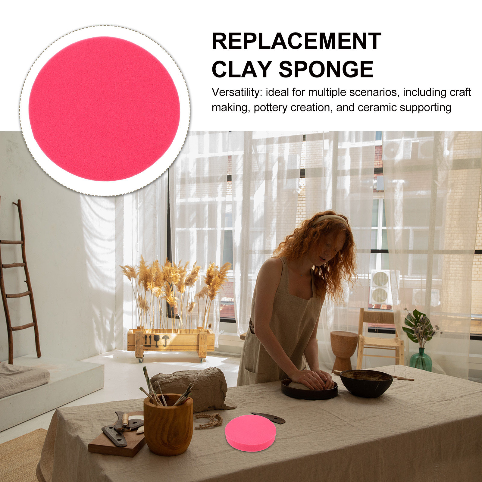 Pottery Sponge Mat 13.56 Inch  - Foam Clay Sculpt reseña y precio