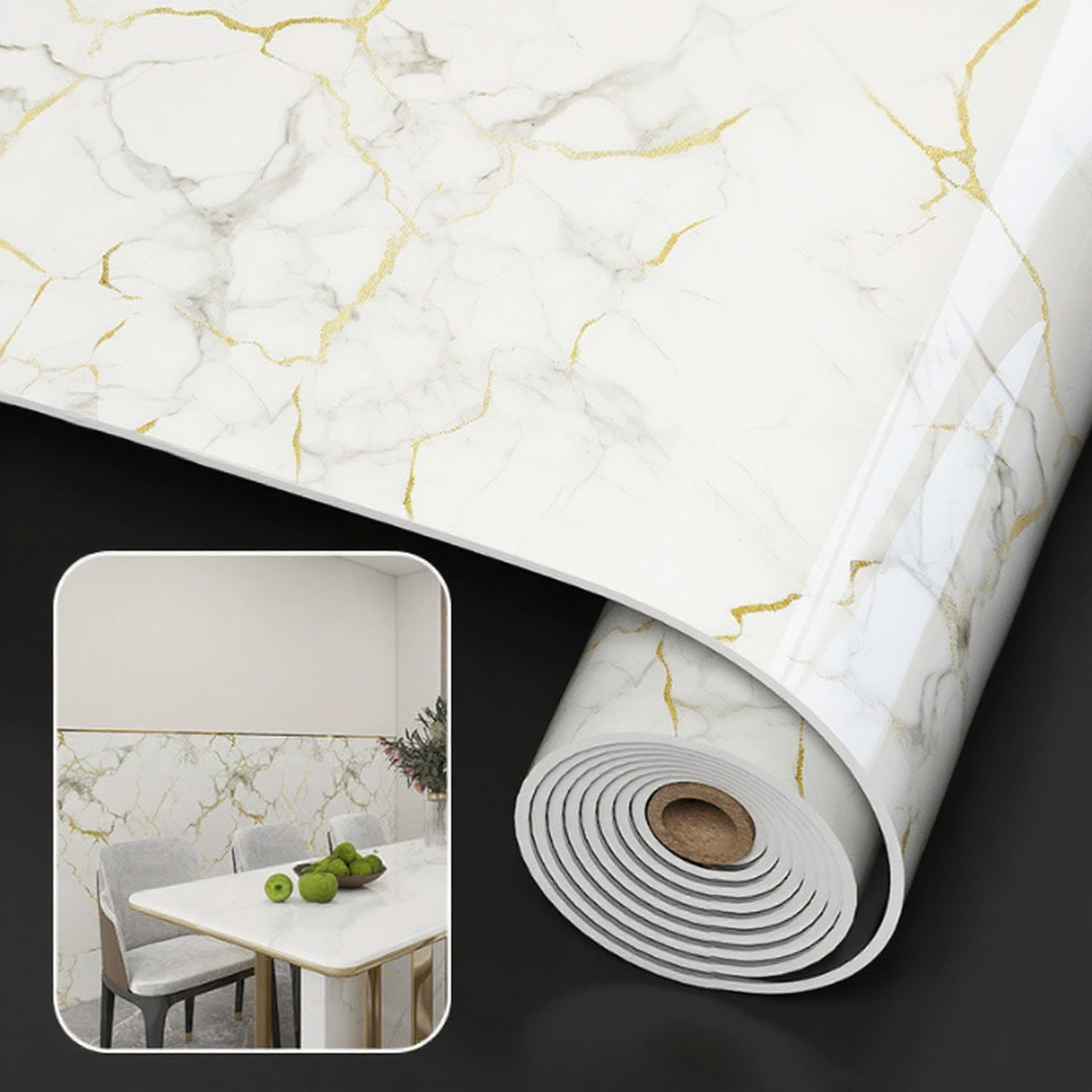 1 Roll Marble Thick Foam Imita - Craft Foam Roll reseña y precio
