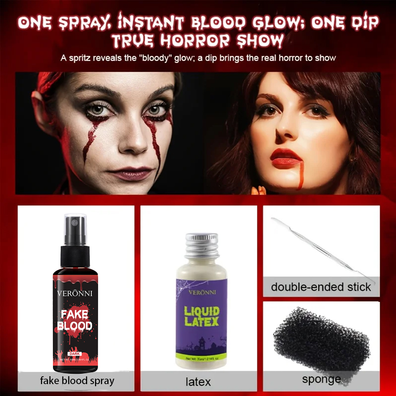 Liquid Latex SFX Makeup Kit wi - Body Paint Sfx reseña y precio