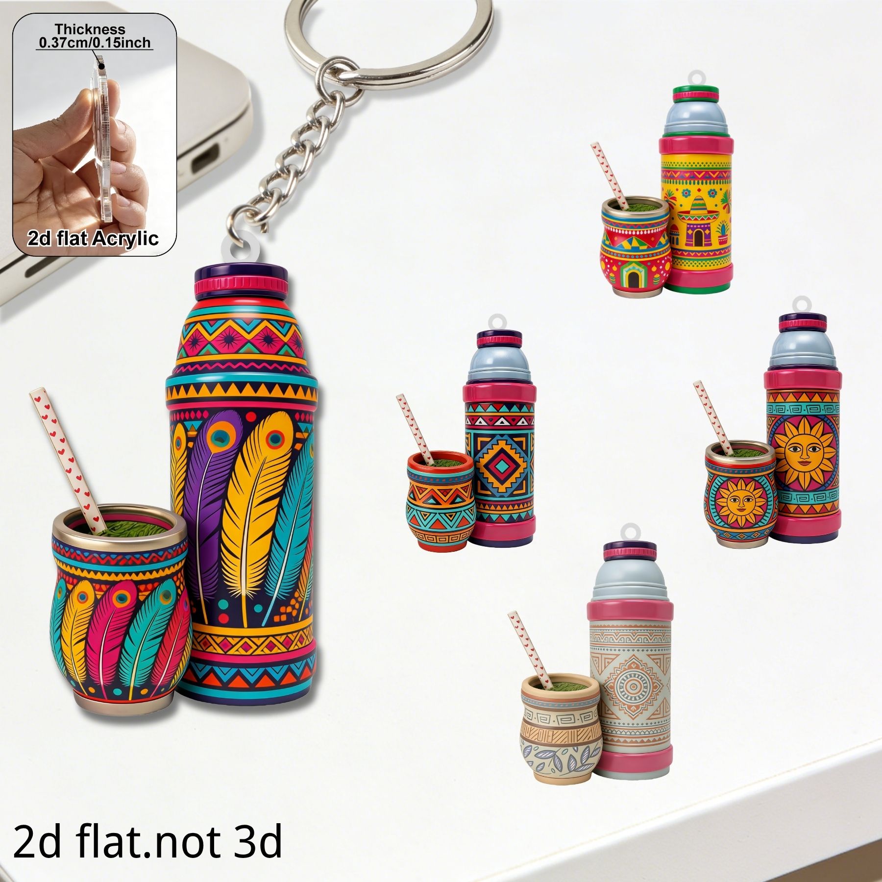 Thermos Cup Keychain,2D Flat A - Worbla Thermoplastic reseña y precio