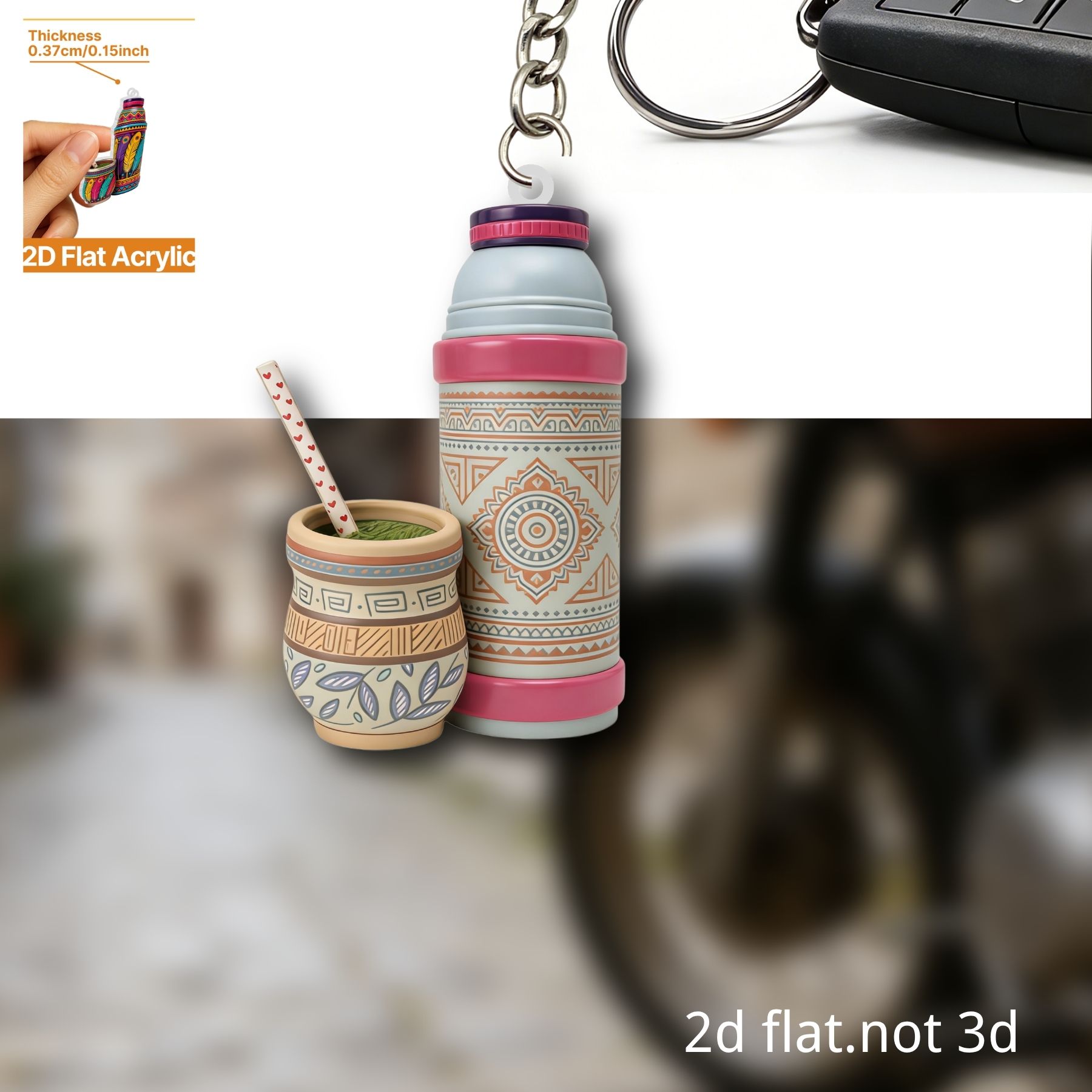 Thermos Cup Keychain,2D Flat A - Worbla Thermoplastic reseña y precio