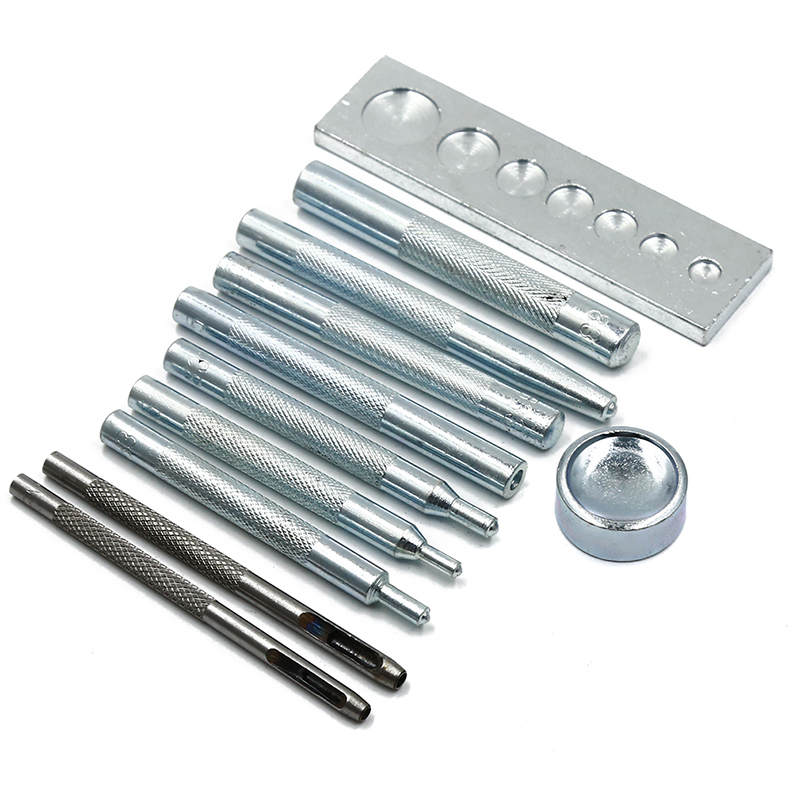 11Pcs Snap Rivet Fastener Butt - Snap Fastener Set reseña y precio