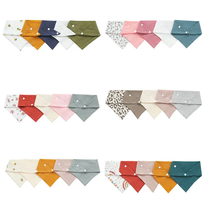 5Pcs/Set Newborn Baby Bibs Fee - Snap Fastener Set reseña y precio