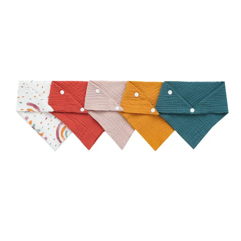 5Pcs/Set Newborn Baby Bibs Fee - Snap Fastener Set reseña y precio