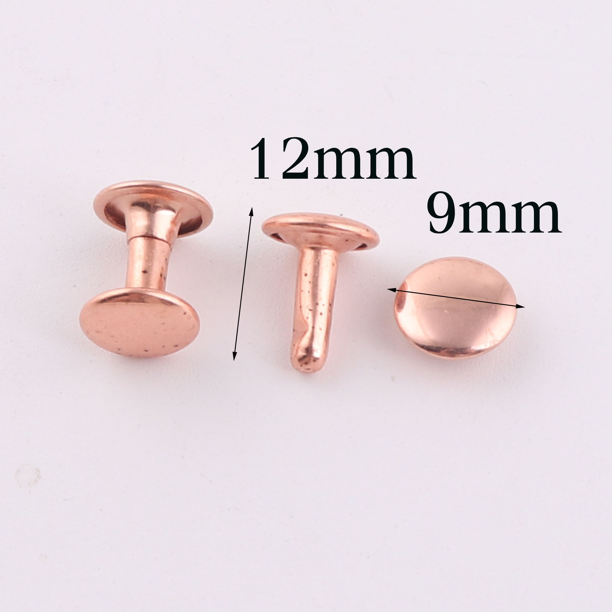 100 Sets Double Cap Rivets,Ros - Snap Fastener Set reseña y precio