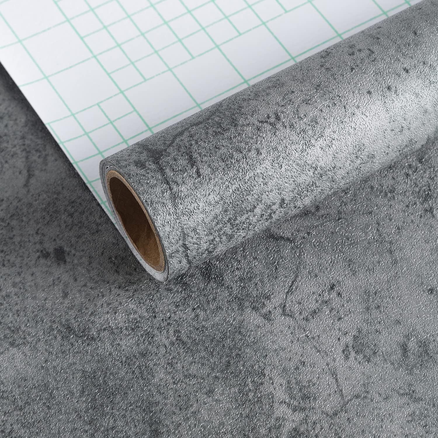 6M Cement Grey PVC Wallpaper S - Contact Cement Glue reseña y precio