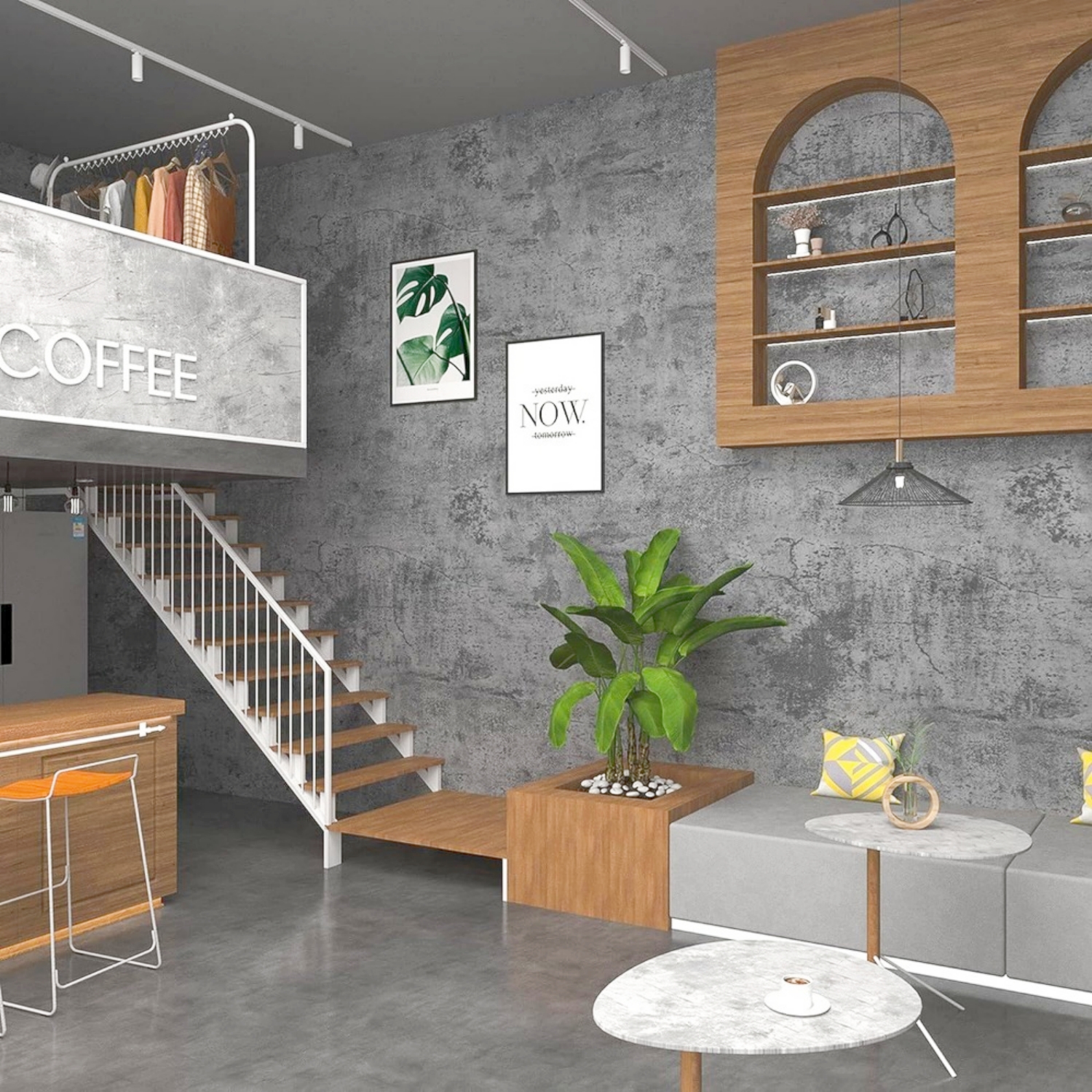 6M Cement Grey PVC Wallpaper S - Contact Cement Glue reseña y precio