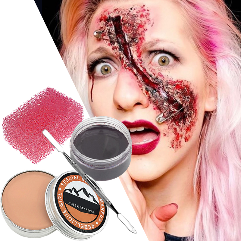 SFX Makeup Kit Scars Wax Hallo - Body Paint Sfx reseña y precio