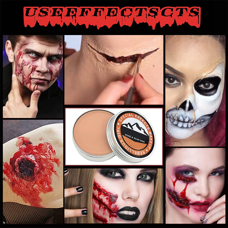SFX Makeup Kit Scars Wax Hallo - Body Paint Sfx reseña y precio